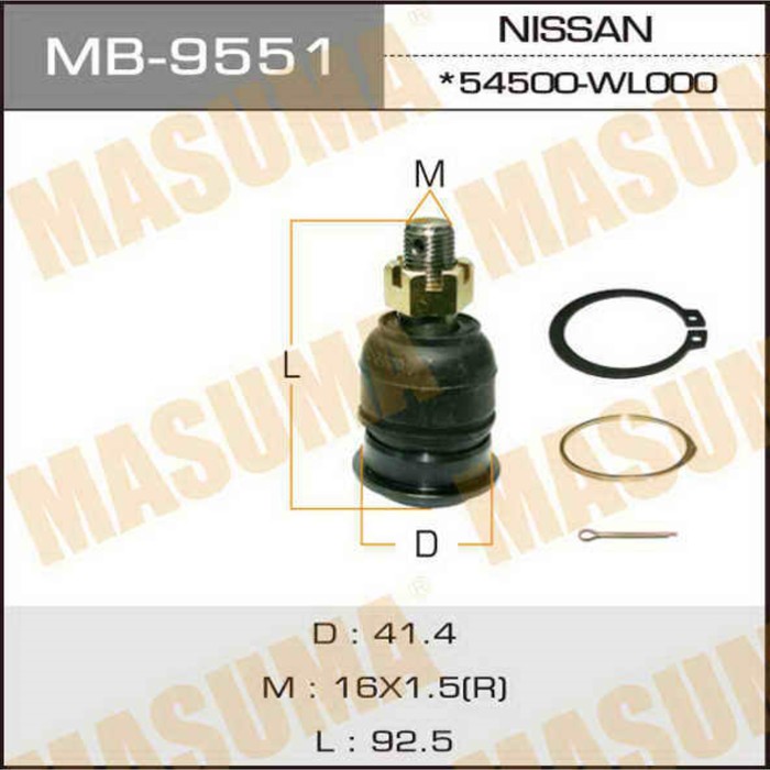 Шаровая опора Masuma MB9551