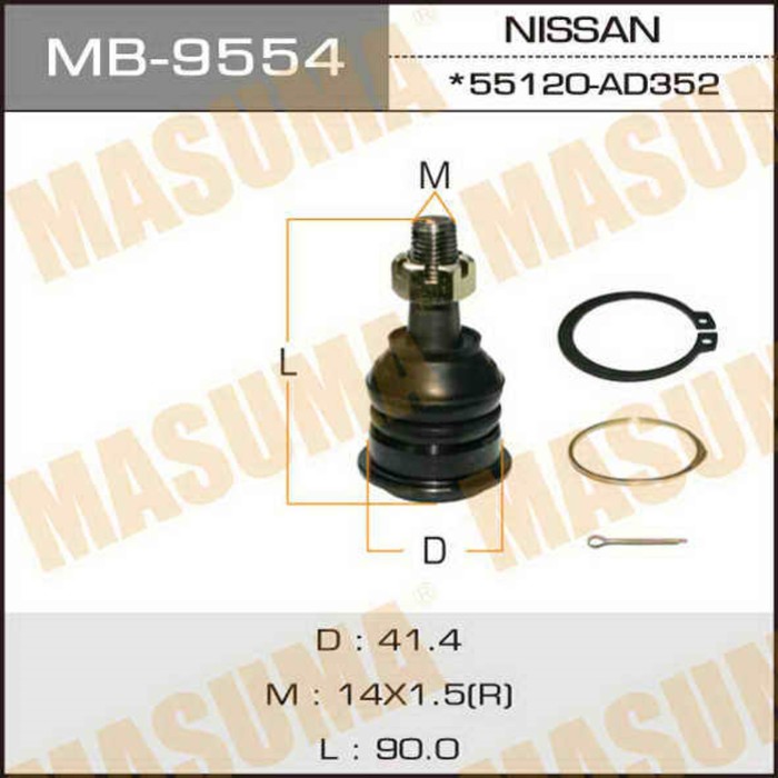 Шаровая опора Masuma MB9554