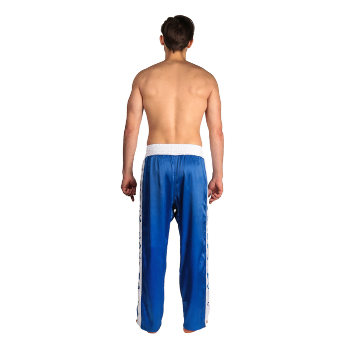 Брюки для кикбоксинга, рост 164, цвет синий