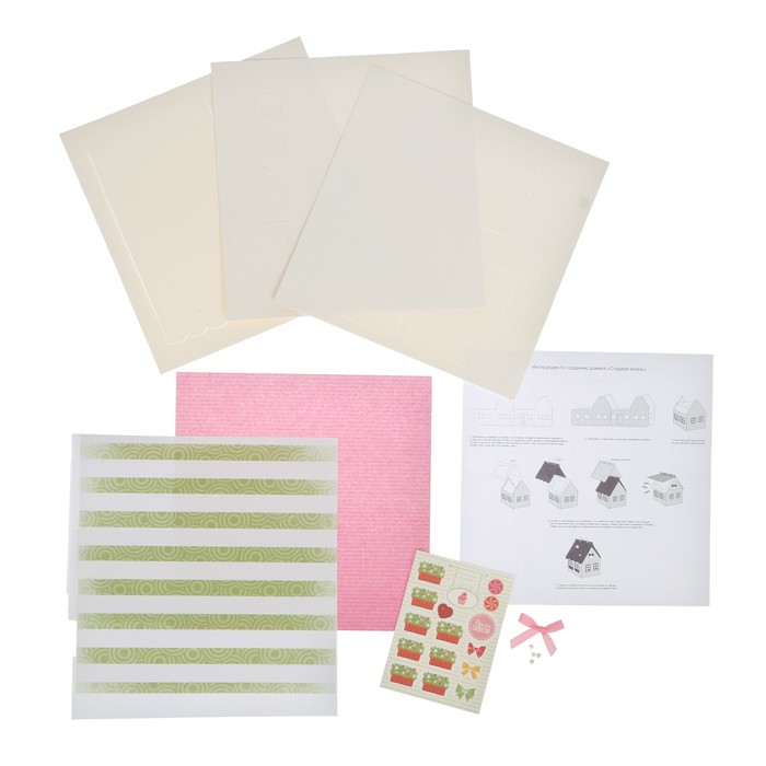 Набор для создания домика "Сладкая жизнь", 29,5 х 30 см