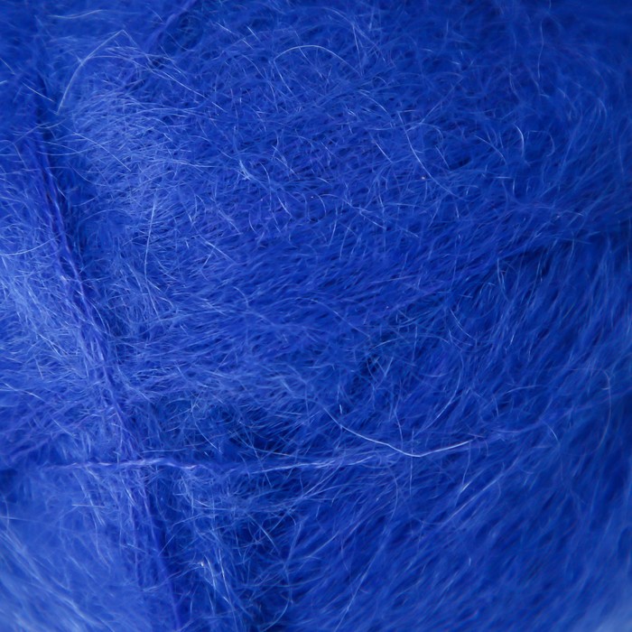 Пряжа "Kid mohair royal" 62% мохер, 38% полиамид 500м/50гр (141 василек)