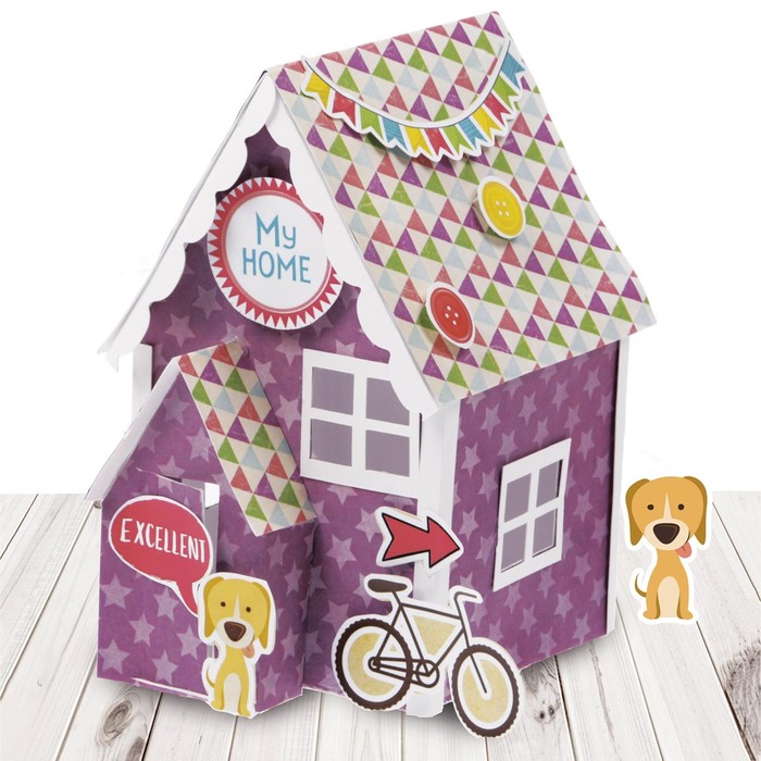 Набор для создания домика "Жизнь как праздник", 29,5 х 30 см