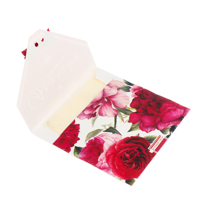 Аромасаше в почтовом конверте "Для тебя" с ароматом розового пиона