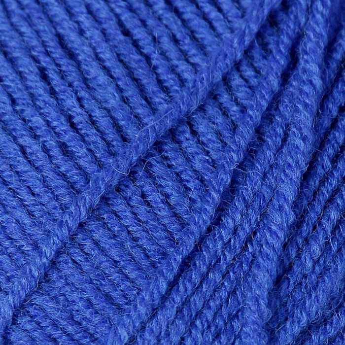 Пряжа "Lanagold fine" 49% шерсть, 51% акрил 390м/100гр (141 василек)