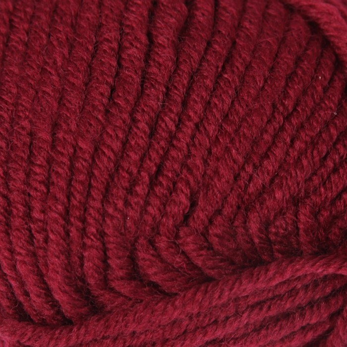 Пряжа "Lanagold plus" 49% шерсть, 51% акрил 140м/100гр (57 бордовый)