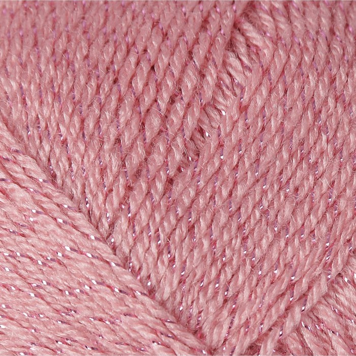 Пряжа "Sal simlii" 95% акрил, 5% металлик 460м/100гр (144 темная пудра)