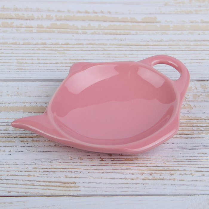 Подставка под чайный пакетик "Весна", цвет розовый