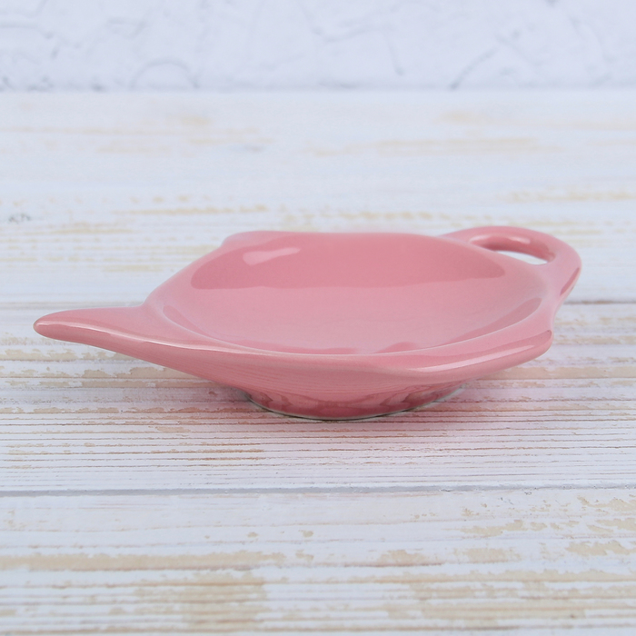 Подставка под чайный пакетик "Весна", цвет розовый