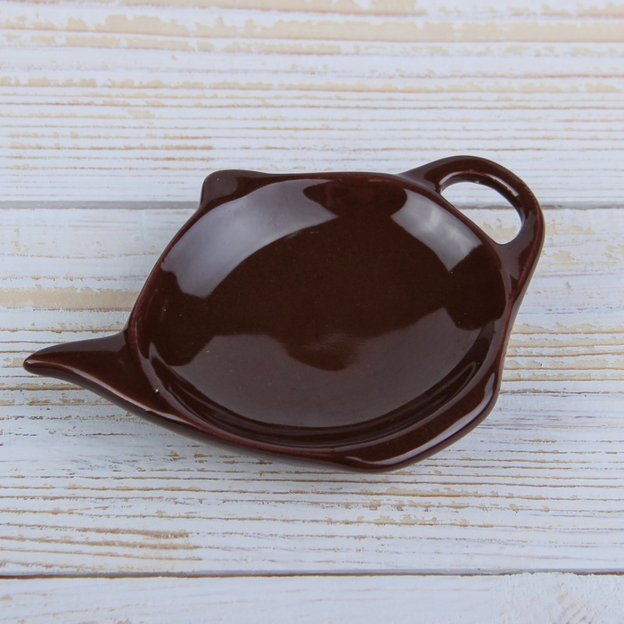 Подставка под чайный пакетик "Весна", цвет коричневый