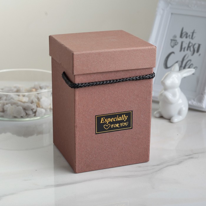 Коробка подарочная, 10 х 10 х 16 см