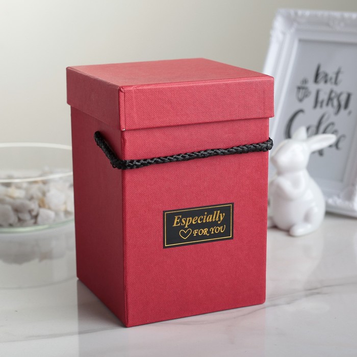 Коробка подарочная, 10 х 10 х 16 см