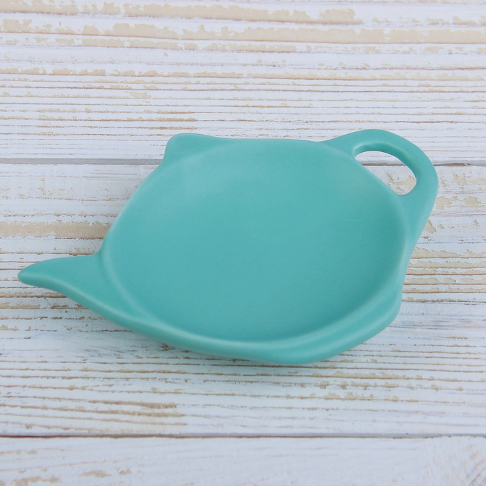 Подставка под чайный пакетик "Весна", цвет бирюзовый