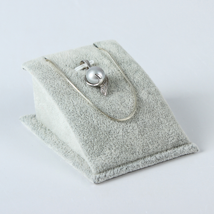 Подставка под кулон, подвеску, кольцо, 7,5*6,3*4, цвет серый