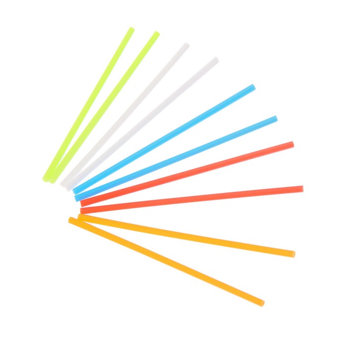Счётные палочки: набор 100 шт, 5 цветов, 7 см