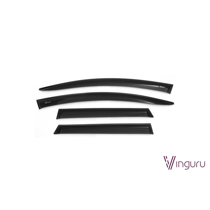 Дефлекторы окон Vinguru Opel Astra J Sports Tourer 2009-2015  универсал накладные скотч  к-т 4 шт.,