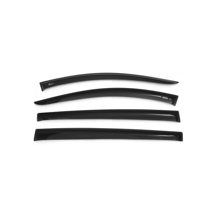 Дефлекторы окон Vinguru Renault Megane III Hb 5d 2009 накладные скотч к-т 4 шт., материал акрил   19