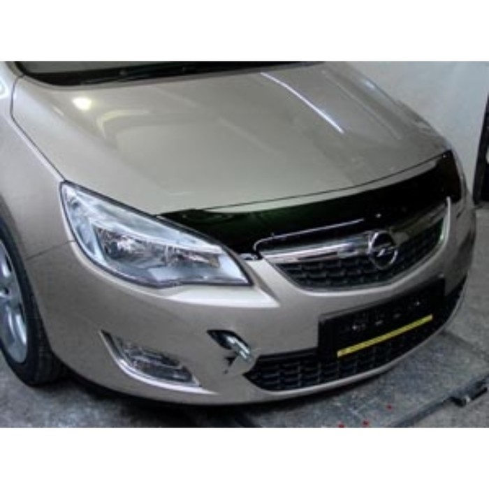 Дефлектор капота короткий OPEL ASTRA J hb small 2010-2016, NLD.SOPASTH1012S