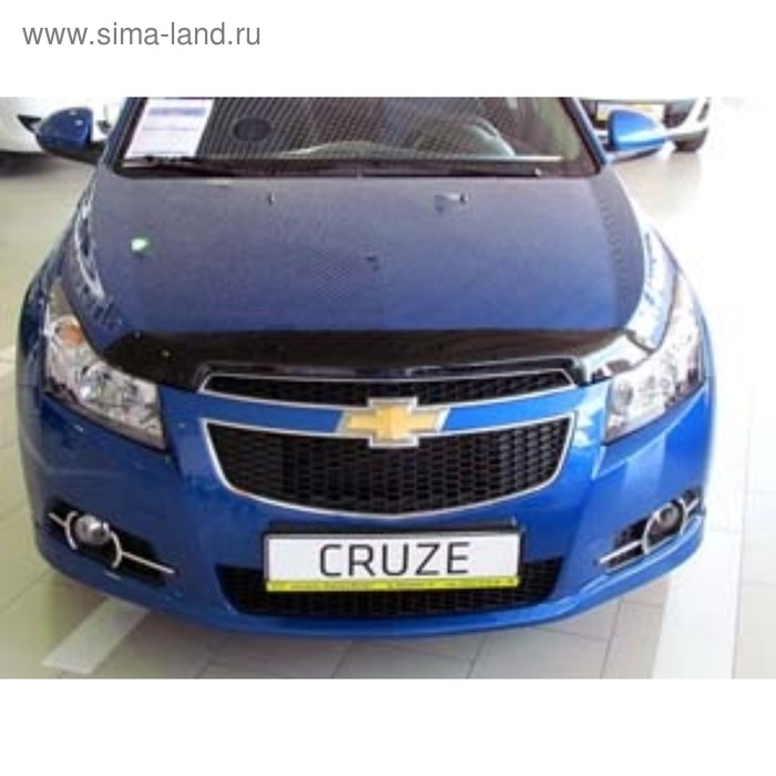Дефлектор капота темный Chevrolet Cruze 2009-2016, седан, NLD.SCHCRU0912 дефлектор капота темный chevrolet aveo 2012 2016 nld schave1212