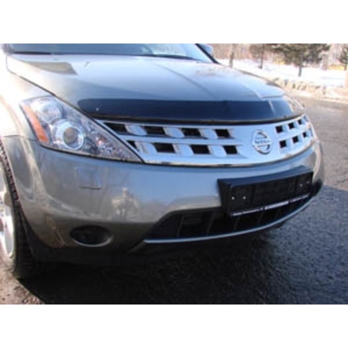 Дефлектор капота темный NISSAN MURANO 2004-2008,