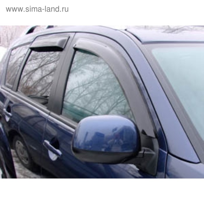 Ветровики, 4 двери, Mitsubishi OUTLANDER XL/Citroen C-CROSSER/ Peugeot 4007 2007-2012, автомобильный воздушный фильтр автозапчасти для двигателя citroen c crosser 2007 mitsubishi outlander lancer ex asx outlander oem 1500a023