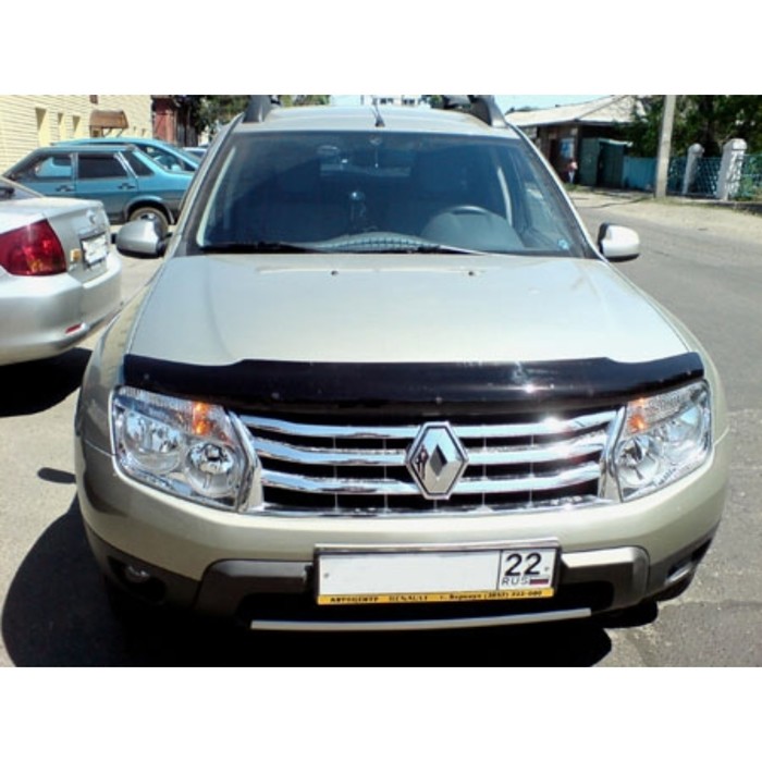 Дефлектор капота темный RENAULT DUSTER  2011-