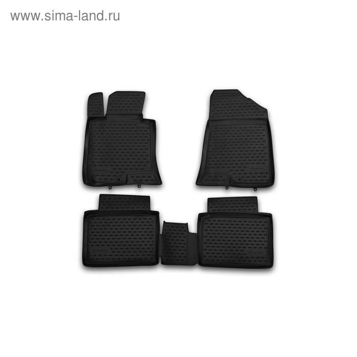 

Коврики в салон KIA Optima, 2011-2014, 4 шт. (полиуретан)