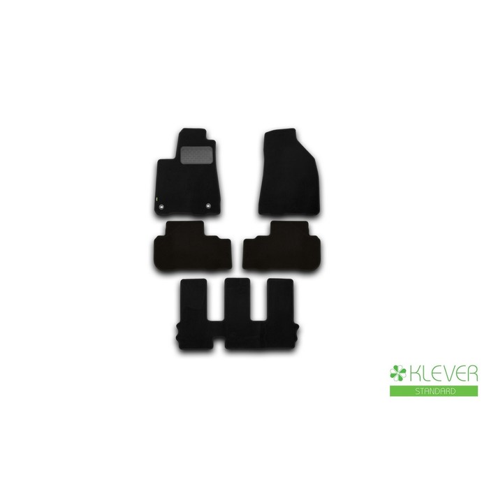 Коврики в салон Klever Standard TOYOTA Highlander 2014-2016, внед., 5 шт. (текстиль)