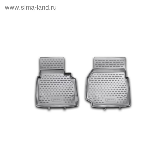 Коврики в салон LAND ROVER Defender 90 3D, 2007-2016 2 шт. (полиуретан) коврики 3d в салон land rover freelander 2 2013 2016 4 шт полиуретан