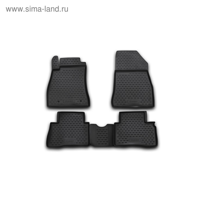 фото Коврики в салон nissan juke, 2010-2014, 2014-2016 крючок t/l 4 шт. (полиуретан) element