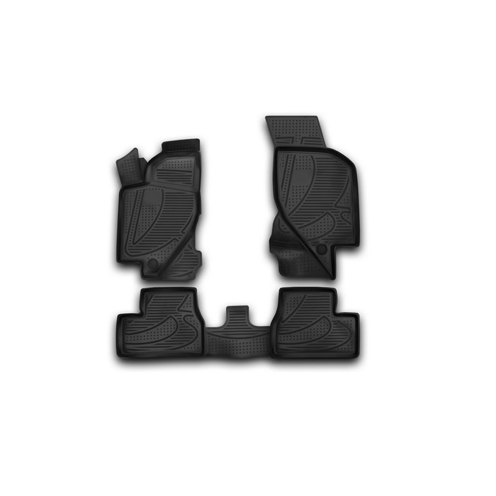 Коврики 3D в салон LADA Kalina, 2004-2016, 4 шт. (полиуретан)