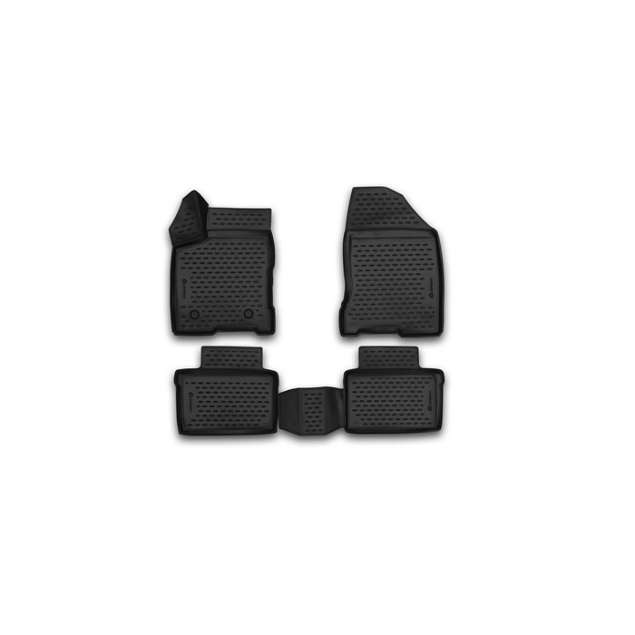 Коврики 3D в салон LADA Vesta, 2015-2016, 4 шт. (полиуретан)