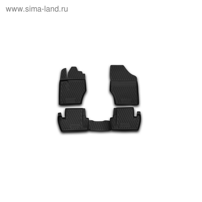 фото Коврики в салон peugeot 308 2007-2014, 4 шт. (полиуретан) element