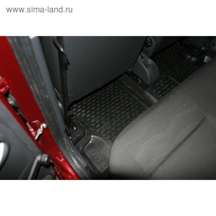 фото Коврики в салон renault sandero 2010-2016 2014, 4 шт. (полиуретан) element