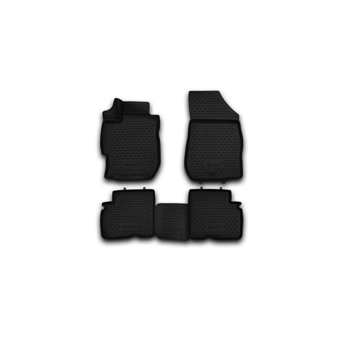 Коврики 3D в салон NISSAN Almera , 2012-2016, 4 шт. (полиуретан)