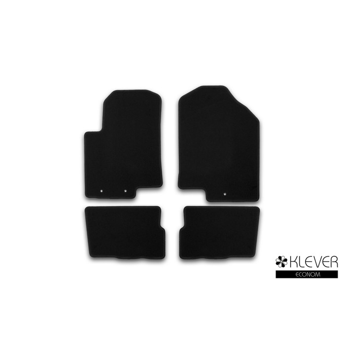 Коврики в салон Klever Econom KIA Soul 2008-2013, хб., 4 шт. (текстиль)