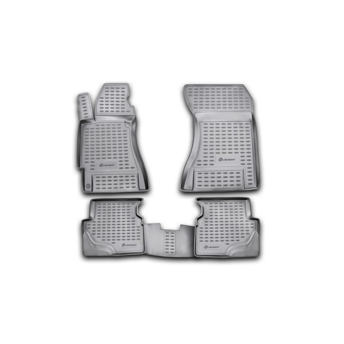 Коврики в салон SUBARU Forester 2002-2008, 4 шт. (полиуретан)