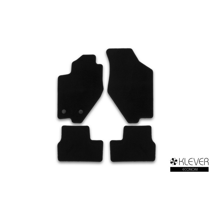 Коврики в салон Klever Econom LADA Kalina, Kalina || 2004-2013, 2013-2016, сед., хб., 4 шт. (текстил
