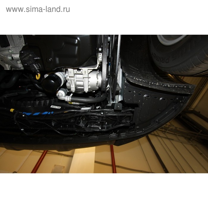 фото Защита картера и крепеж hyundai santa fe, grand santa fe (2012-) 2.4, 3.3 бензин/2,2 дизель акпп novline-autofamily