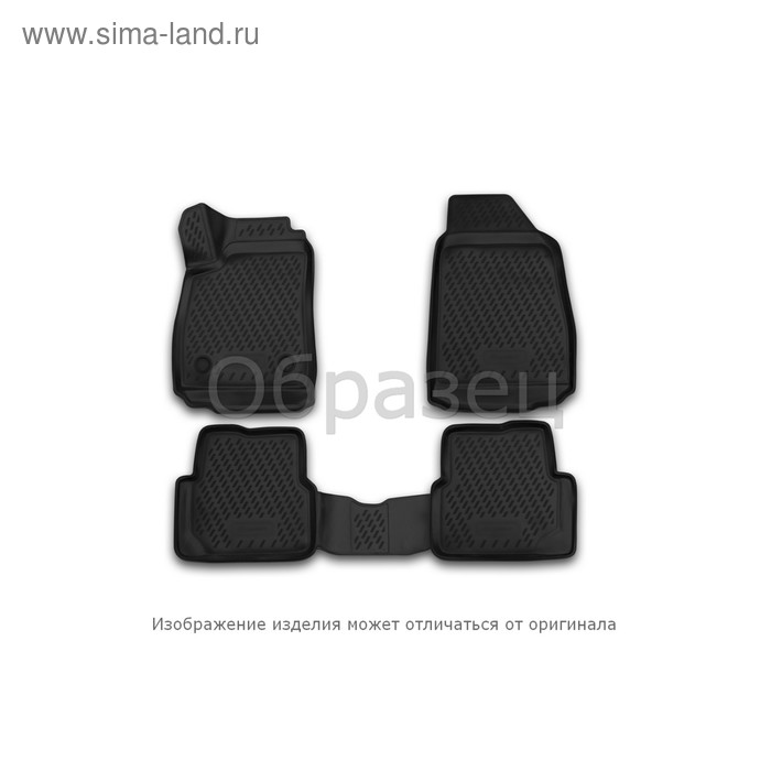 Коврики в салон SUZUKI Grand Vitara 5D, 2005-2016, 4 шт. (полиуретан) коврик в багажник suzuki grand vitara 3d 2005 2016 внед полиуретан