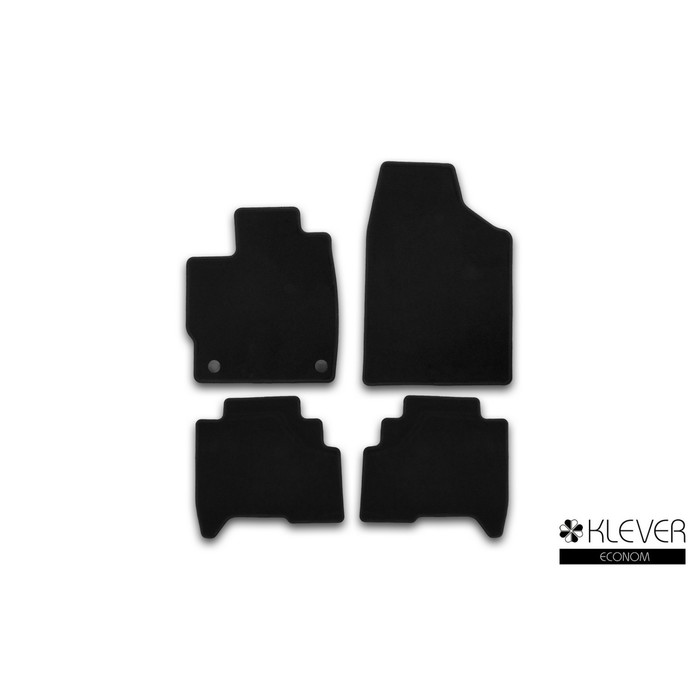 Коврики в салон Klever Econom LIFAN X 50 2015-2016, кросс., 4 шт. (текстиль)