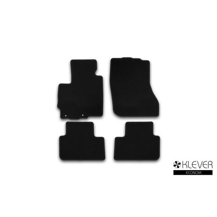 Коврики в салон Klever Econom MITSUBISHI ASX, 2010-2016, кросс., 5 шт. (текстиль)