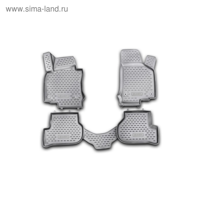 фото Коврики 3d в салон vw golf vi 04/2009-2016, 4 шт. (полиуретан) element