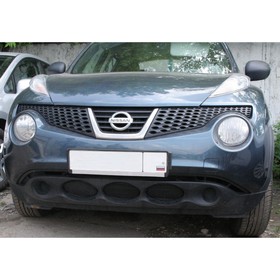 

Сетка на бампер внешняя для Nissan Juke 2010-2014, 3 шт, черн., 15 мм