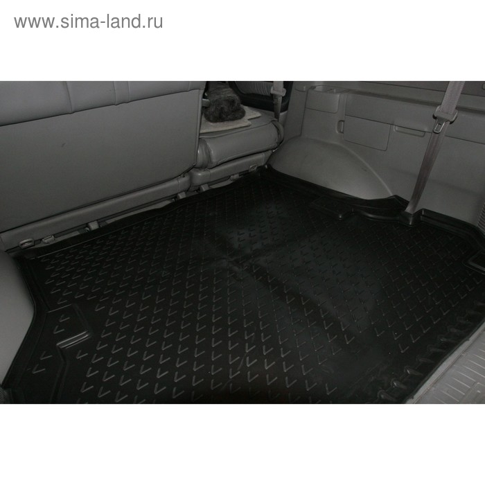 фото Коврик в багажник lexus lx 470 1998-2007, ун., длин. (полиуретан, серый) element