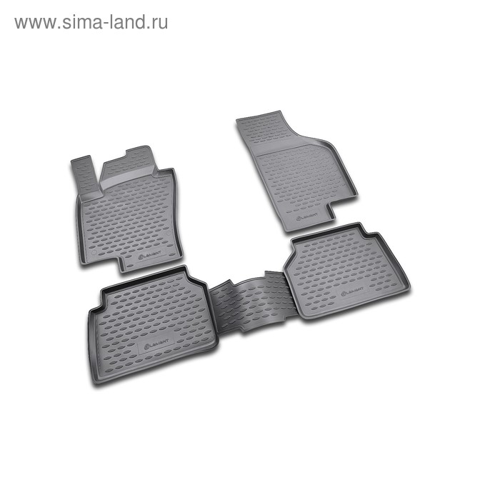 фото Коврики в салон vw tiguan 10/2007-2016, 4 шт. (полиуретан) element