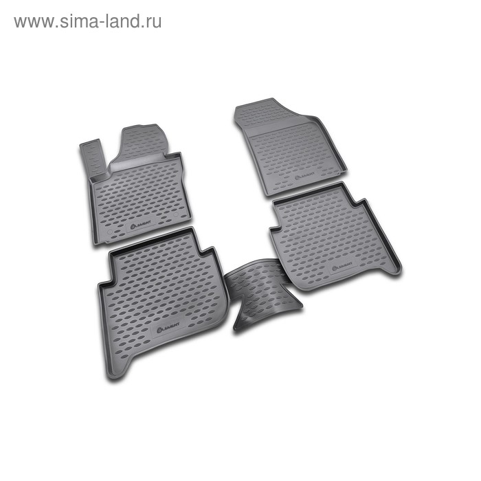 фото Коврики в салон vw touran 11/2006-2016, 4 шт., 5 мест. (полиуретан) element