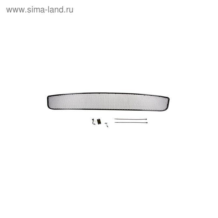 

Сетка на бампер внешняя для Volkswagen Polo седан, 2010-2016, черн., 15 мм