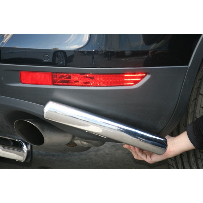 Защита заднего бампера "уголки" d 60 (компл 2шт.) "Volkswagen Touareg" 2010-2016,, VWTG.76.1194   19