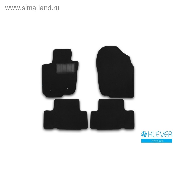 фото Коврики в салон klever premium toyota rav 4 2010-2013, кросс., 4 шт. (текстиль)