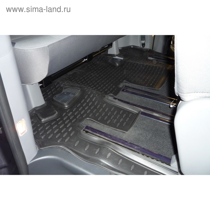 фото Коврики в салон hyundai new h-1 2007-2016 1 шт., 3 ряд. (полиуретан) element